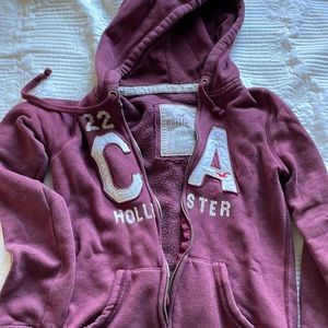 Hollister red hoodie